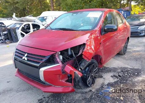 2022 Mitsubishi Mirage G4 Black Edition из США, поврежденный, VIN ML32FUFJ3NHF08248